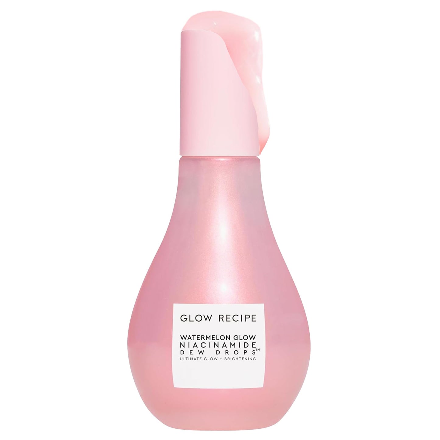 Glow Recipe Watermelon Niacinamide Dew Drops - Brightening, Plumping Hydrating Face Serum, Makeup Primer + Liquid Highlighter with Hyaluronic Acid - Dewy & Glowing Korean Skin Care (40ml)