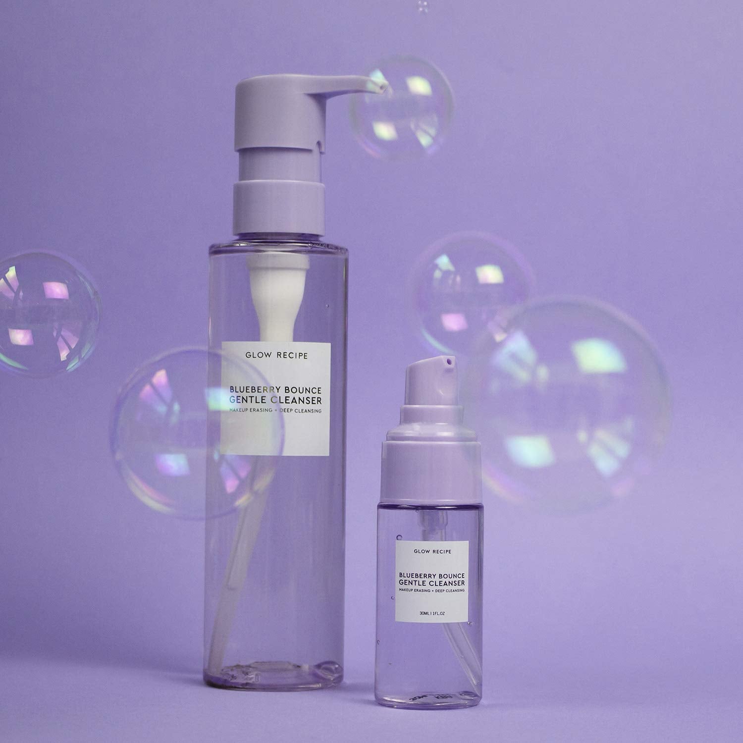 Glow Recipe Nourishing Double Cleanse Duo - Blueberry Gentle Cleanser (160ml) + Avocado Ceramide Moisture Barrier Cleanser (150ml)